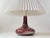 Mid-Century Modern Mid-Century Oxblood Red Stoneware Table Lamp from Desiree & Le Klint, 1960s For Sale - Image 3 of 11