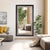 Modern Bertoia Oversized Mirror in a Wooden and Metal Frame For Sale - Image 3 of 11