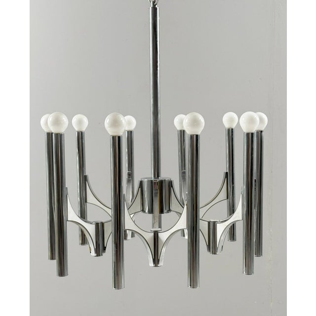 Mid-Century Chandelier by Gaetano Sciolari, Italy, 1960s For Sale - Image 14 of 18
