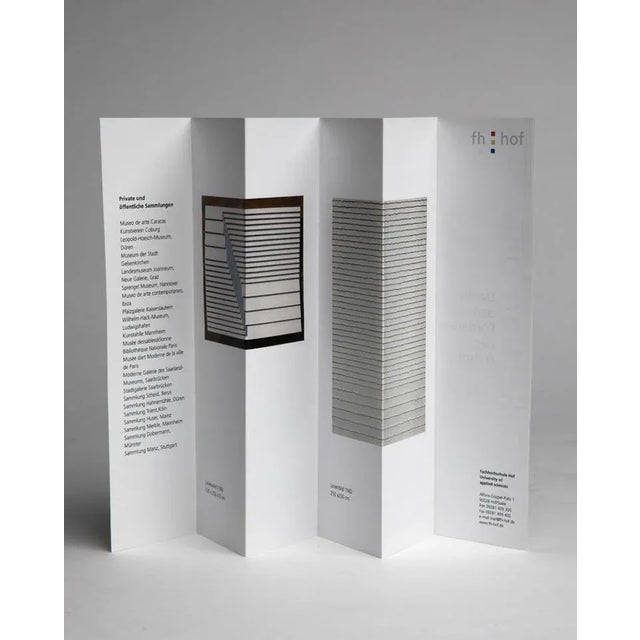 Mid-Century Modern Linienplastik Sculpture Multiple by Leo Erb, Germany For Sale - Image 3 of 5