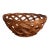 1970s French Wicker Bread / Fruit Basket For Sale