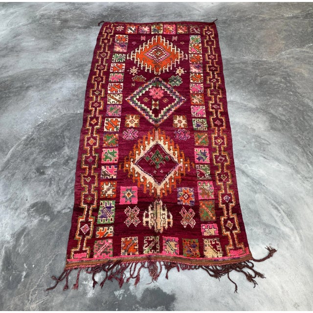 Moroccan Boho Tribal Rug - 5'6" X 10'11" Ft For Sale - Image 4 of 10