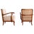 Art Deco Lounge Chairs with Bouclé Upholstery attributed to Gyula Kaesz, 1930s, Set of 2 For Sale - Image 6 of 6