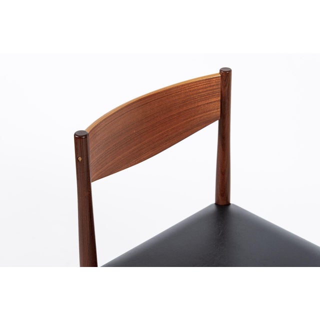Mid Century Danish Modern Teak Dining Chairs by Poul Volther for Frem Rojle For Sale - Image 9 of 15