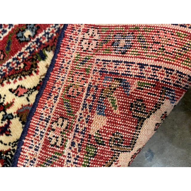 1990s Handwoven Persian Hamedan Area Rug 1'5" X 2'7" For Sale In Dallas - Image 6 of 6