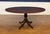 Wood Oval Walnut Dining/Breakfast/Foyer/Game Table by Leighton Hall - Showroom Sample For Sale - Image 7 of 8