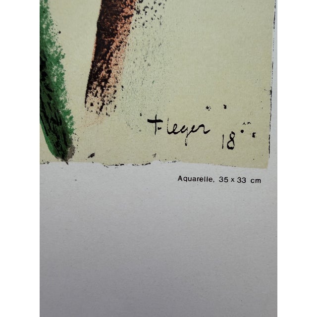 Paper Fernand Léger (1881–1955), Gouaches, Aquarelles + Dessins, Original French Exhibition Poster For Sale - Image 7 of 9