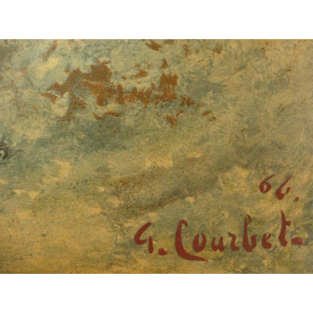 Gustave Courbet, Paysage de neige dans le Jura, Lithograph For Sale - Image 4 of 5