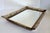 Vintage Hollywood Regency Pierced Gold-Tone Metal Wall or Vanity Mirror For Sale - Image 4 of 10