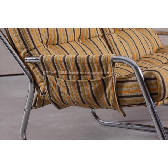 Brown Mid-Century Modern Sofa by Gillis Lundgren for Ikea, 1970s For Sale - Image 8 of 14