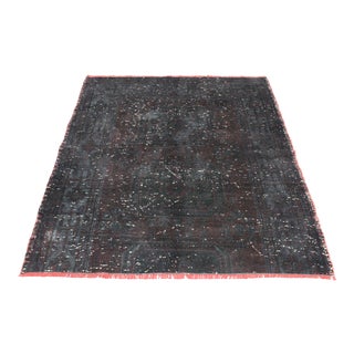 Gray Vintage Turkish Rug - 58"x64" For Sale