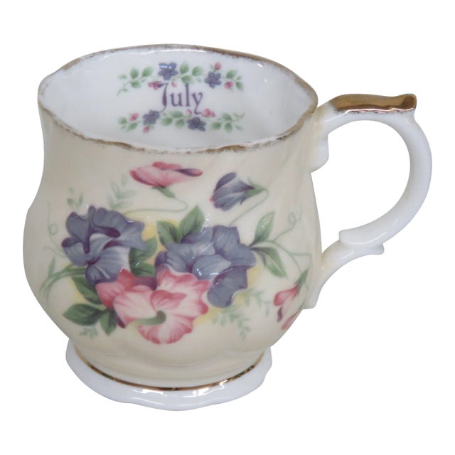 Crownford Queens Bone China July Teacup England For Sale