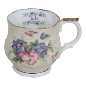 Crownford Queens Bone China July Teacup England