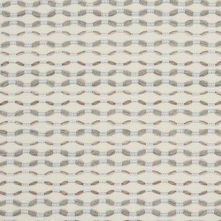 Sample - Schumacher Branford Indoor/Outdoor Fabric in Grey For Sale