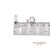 18k (750) White Gold Natural Diamond Wide Hoop Earrings, Pair For Sale - Image 10 of 10