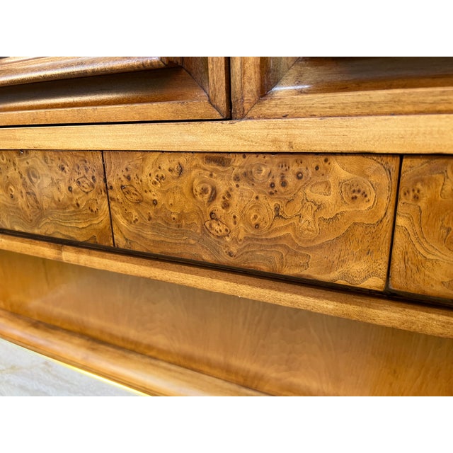 "Contempora" Mid-Century Modern Two-Piece Credenza and Hutch by J.l Metz For Sale - Image 14 of 18