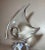 Figurative Large Vintage Handmade Blown Daum Crystal Glass Angel Fish Sculpture Statue 14in For Sale - Image 3 of 12