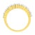 Haus of Brilliance IGI Certified 1.0 Cttw Diamond 10K Yellow Gold Prong Set Fluted Band Style Wedding Ring - Size 8 For Sale - Image 4 of 6