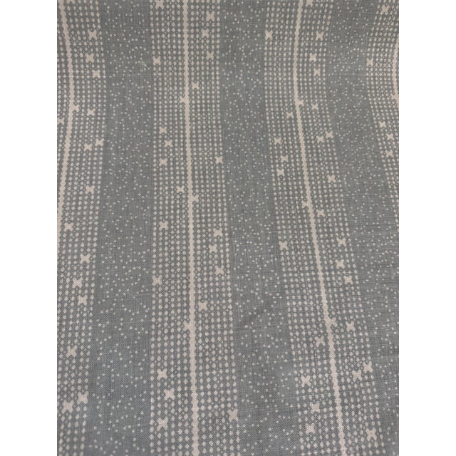 Schumacher Schumacher Stella Stripe Blue Fabric 182112 Veere Grenney Collection 4 1/2 Yards For Sale - Image 4 of 7