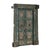 Wood Antique Indian Carved and Painted Teakwood “Krishna” Door + Frame For Sale - Image 7 of 8