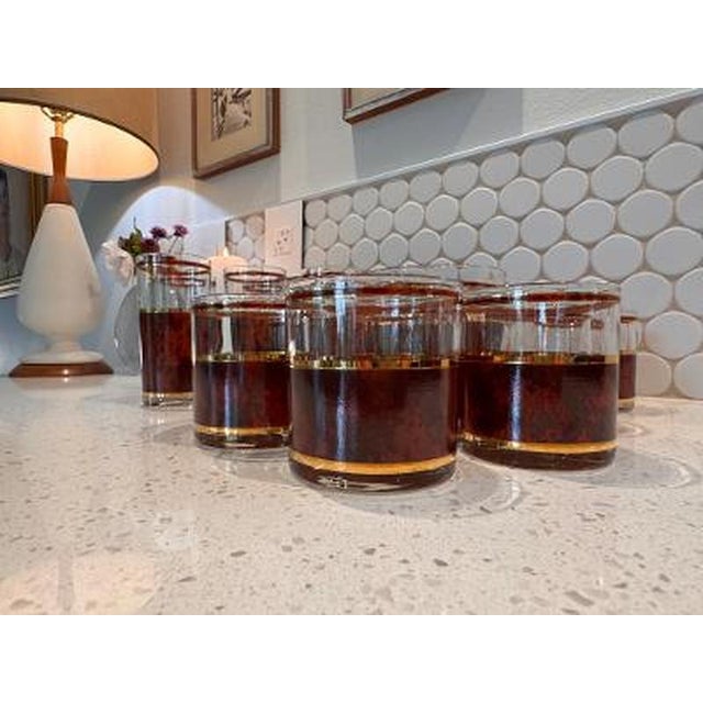 1960s Vintage Culver Tortoiseshell 22k Gold Cocktail Service, 14 Pieces For Sale - Image 10 of 11