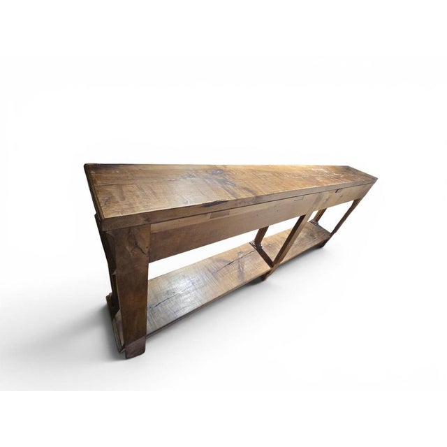 Antique French Walnut Store Counter, 1800 For Sale - Image 13 of 14