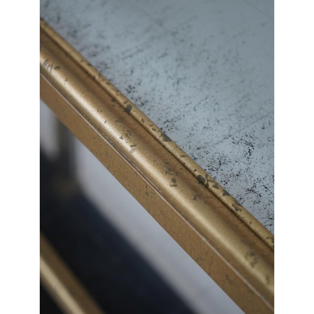 Theodore Alexander Hollywood Regency Mirror Surface Sofa or Hall Table For Sale - Image 12 of 13
