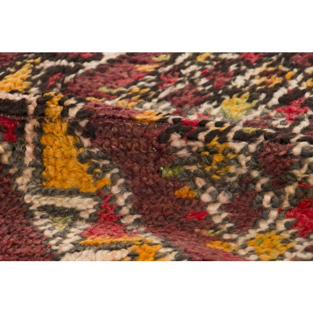 Vintage Berber Moroccan Wool Rug With Diamond Grid by Rug & Kilim, 1950-1959 For Sale In New York - Image 6 of 9