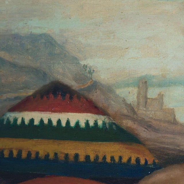Alicia Berenguer, Portrait of a Seated Man, 1939, Oil Painting on Canvas, Framed For Sale - Image 6 of 11
