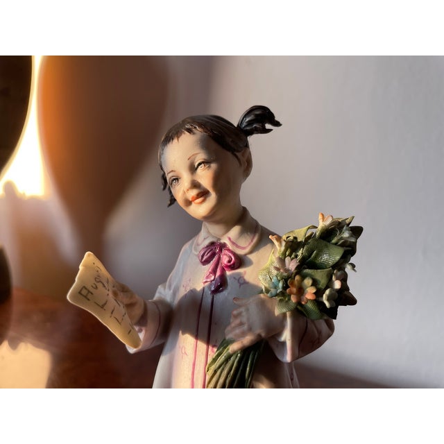 Ceramic Tyche Tosca Figurine from Capodimonte For Sale - Image 7 of 18