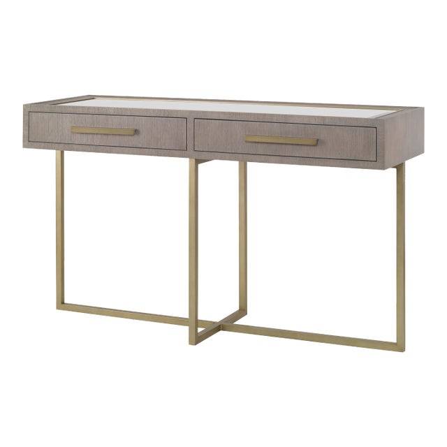 Century Furniture Kendall Console and Mirror For Sale