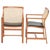 Set of King Series Cherry Armchairs by Rud Thygesen and Johnny Sorensen for Fredericia, 1980s For Sale
