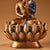 Vintage Gilt Bronze Shakyamuni Buddha Statue on Lotus Base - Asian Sculpture For Sale - Image 9 of 9