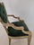 Green Mid 20th Century Vintage Green Velvet Chair For Sale - Image 8 of 8