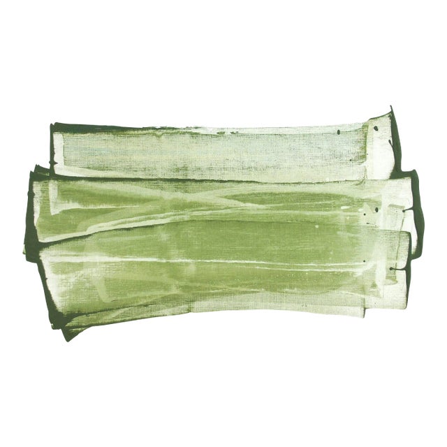 Contemporary Abstract Acrylic on Hahnemühle Paper Painting "Duo Triptych 02" by Emma Godebska For Sale