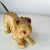 AMBIANIC presents 1940s Folk Art Vintage DOG Castile Soap Sculpture Carving 5 d x 1.75 w x 3 tall Unrestored original...
