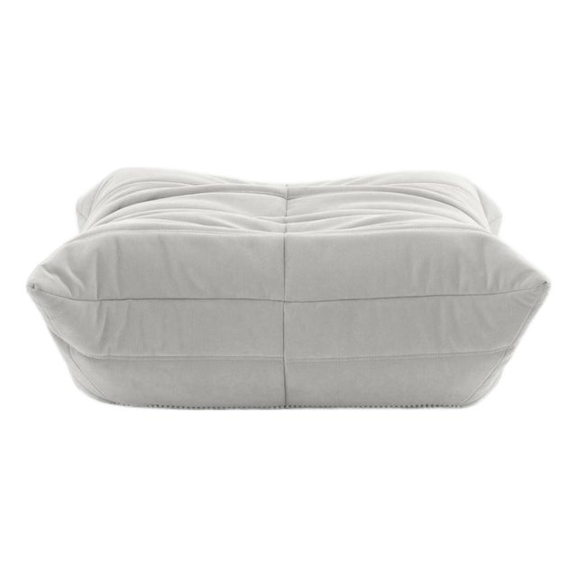Brand New Alcantara Ligne Rose Togo Ottoman For Sale