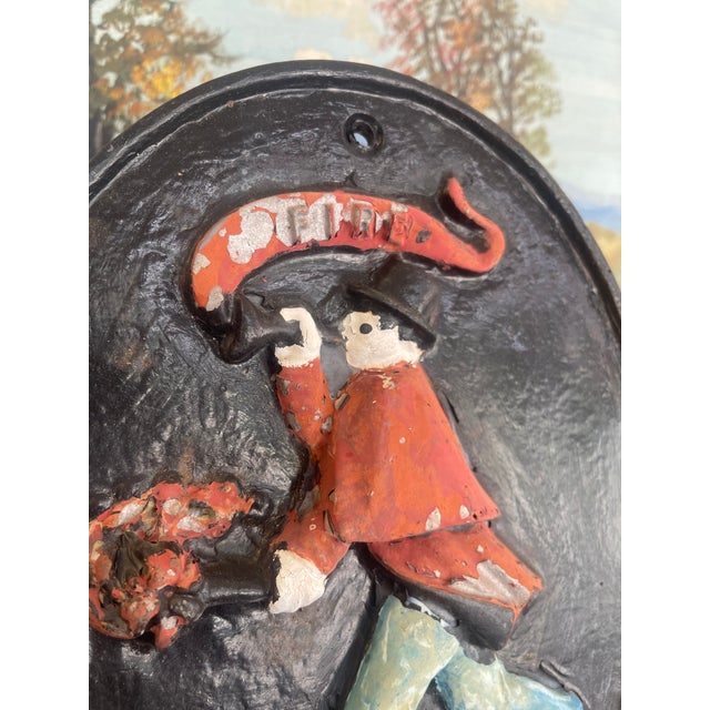19th Century Cast Iron Firemark Plaque by Associated Firemen's Insurance Company. Washington d.c., 1848. For Sale In Seattle - Image 6 of 9