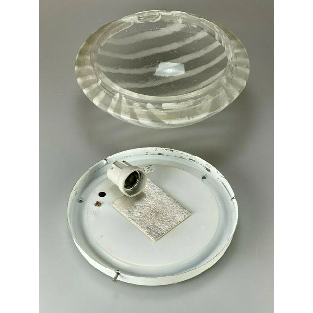 Space Age Glass Ceiling Lamp from Peill & Putzler, 1970s For Sale - Image 10 of 11