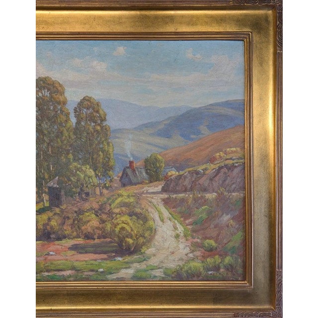 1930s American Impressionist Oil on Canvas Painting "California Highlands" Los Angeles by Charles Smith, 1930 For Sale - Image 5 of 16