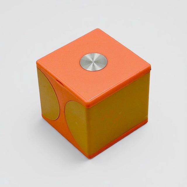 Vintage Vanity Box in Plastic with Mirror, 1970s For Sale - Image 3 of 11