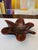 Vintage Mid Century Modern Murano Style Leaf Centerpiece For Sale - Image 4 of 8