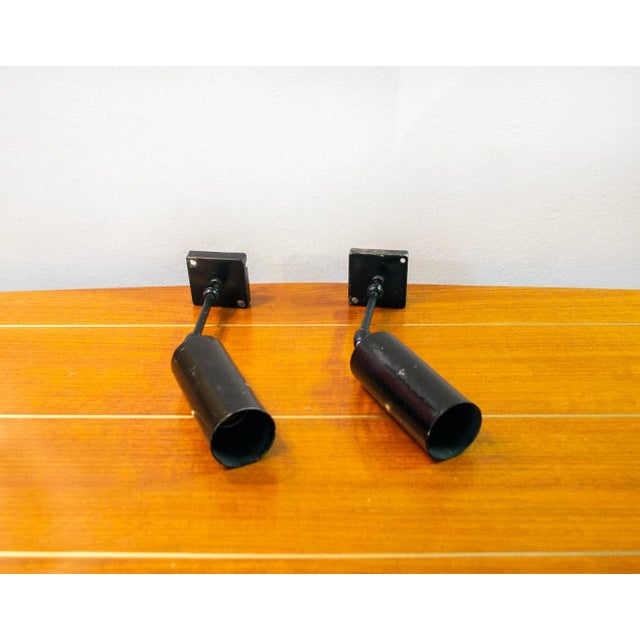 1950s Vintage Spotlights in Metal, 1950s, Set of 2 For Sale - Image 5 of 5