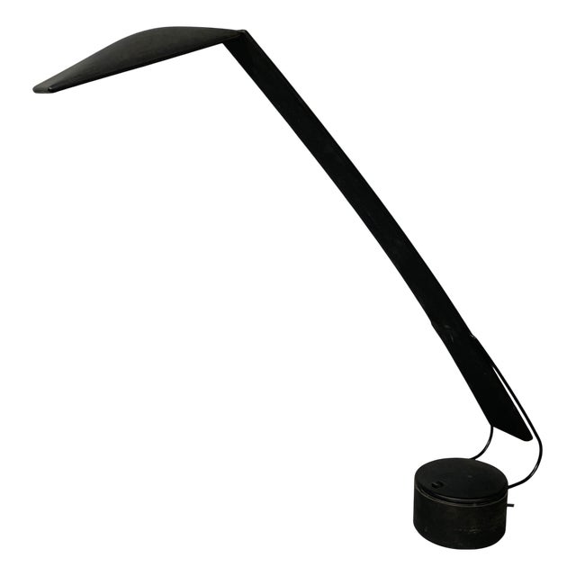 Italian Modern Black Dove Table Lamp by Mario Barbaglia and Marco Colombo for Paf, 1980s For Sale