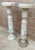 Traditional Italian Empire Carved Carrara Marble Pedestal Tables, 1890s, Set of 2 For Sale - Image 3 of 18