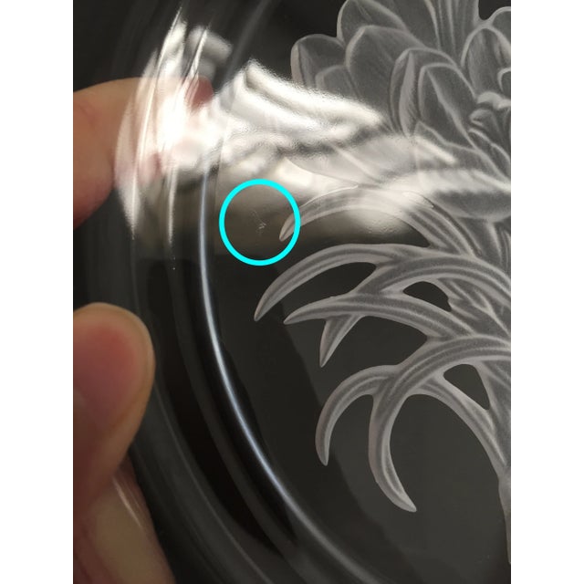 Hoya Crystal Flower of the Month Crocuses Youthful Gladness Plate For Sale - Image 11 of 12