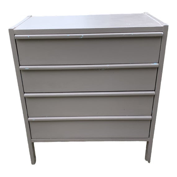 Danish Painted Wooden Chest of Drawers, 1960s For Sale