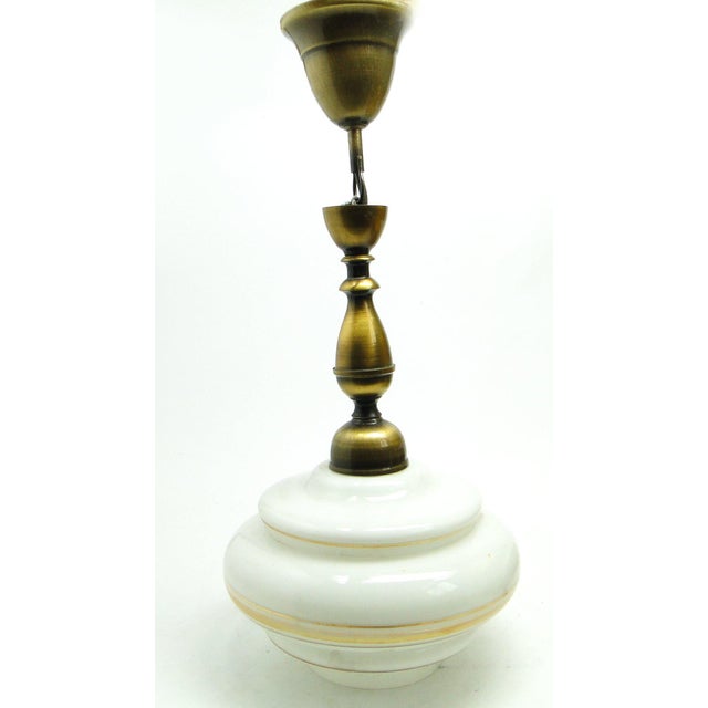Mid-Century Modern Pendant Lamp from Polam, 1970s For Sale - Image 6 of 10