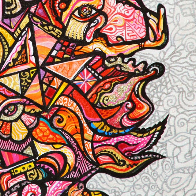 Alexander Arshansky, "Flower of Love" Abstract Piece For Sale - Image 4 of 4