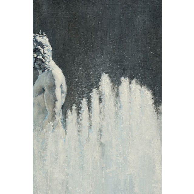 2010s Oil Painting Neptuno Oleg Kateryniuk For Sale - Image 5 of 5